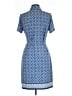 Max Studio Blue Casual Dress Size L - photo 2