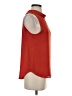 Naked Zebra 100% Polyester Orange Sleeveless Blouse Size S - photo 4