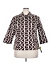 Bosca Print Brown Jacket Size 18 - photo 1