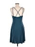 Alya Solid Teal Casual Dress Size M - photo 2