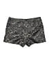Ann Taylor LOFT 100% Polyester Paisley Gray Shorts Size 10 - photo 2
