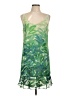 CAbi 100% Polyester Tropical Green Cocktail Dress Size L - photo 1