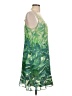 CAbi 100% Polyester Tropical Green Cocktail Dress Size L - photo 4