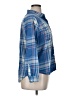 Universal Thread 100% Cotton Plaid Blue Long Sleeve Button-Down Shirt Size XL - photo 4