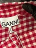 Ganni Checkered-gingham Red Casual Pants Size EU 34 / US 4 - photo 3