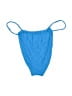 PacSun Solid Blue Swimsuit Bottoms Size L - photo 2