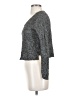Eileen Fisher Metallic Gray Pullover Sweater Size S - photo 5