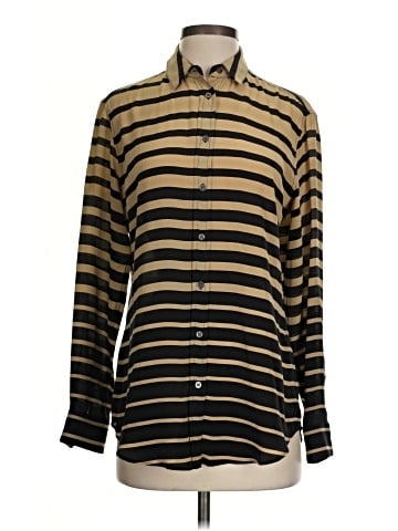 J. McLaughlin Long Sleeve Silk Top (view 1)