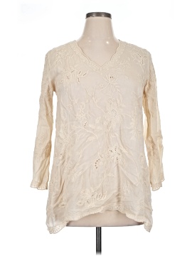 Johnny Was 3/4 Sleeve Blouse