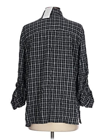 Karen Scott 3/4 Sleeve Button-Down Shirt (view 2)