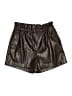 Laundry by Shelli Segal 100% Polyester Metallic Brown Shorts Size M - photo 1