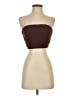 Shein Brown Tube Top Size 2 - photo 1