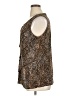 Cj Banks 100% Polyester Brown Sleeveless Blouse Size 1X - photo 5