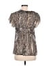 Joie Silver Short Sleeve Blouse Size M - photo 2