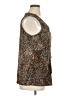 Cj Banks 100% Polyester Brown Sleeveless Blouse Size 1X - photo 4