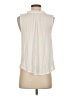 Ann Taylor LOFT 100% Polyester Ivory Sleeveless Blouse Size S - photo 2