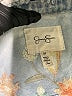 Jessica Simpson 100% Cotton Tie-dye Blue Denim Jacket Size M - photo 6