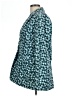 Boden 100% Polyester Print Teal Blazer Size 12 - photo 5