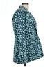 Boden 100% Polyester Print Teal Blazer Size 12 - photo 4