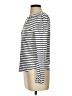 Boden Silver White Long Sleeve Top Size 4 - photo 5