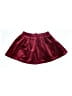 T.J. Maxx 100% Polyester Solid Burgundy Skirt Size 5 - 6 - photo 1