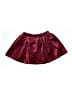 T.J. Maxx 100% Polyester Solid Burgundy Skirt Size 5 - 6 - photo 2
