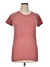 Athleta 100% Nylon Solid Pink Active T-Shirt Size XL - photo 1