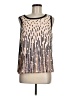 Tiny 100% Rayon Multi Color Gold Sleeveless Blouse Size M - photo 1