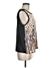 Tiny 100% Rayon Multi Color Gold Sleeveless Blouse Size M - photo 4