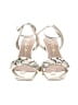 Unisa Metallic Silver Gold Sandals Size 11 - photo 2