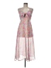 Peach Love 100% Polyester Paisley Pink Cocktail Dress Size M - photo 1