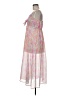 Peach Love 100% Polyester Paisley Pink Cocktail Dress Size M - photo 5
