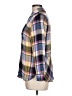 Talbots 100% Rayon Plaid Purple Long Sleeve Button-Down Shirt Size L (petite) - photo 5