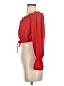On Twelfth 100% Polyester Red 3/4 Sleeve Blouse Size S - photo 5