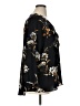 Cato 100% Polyester Floral Black 3/4 Sleeve Blouse Size 14 - 16 - photo 4