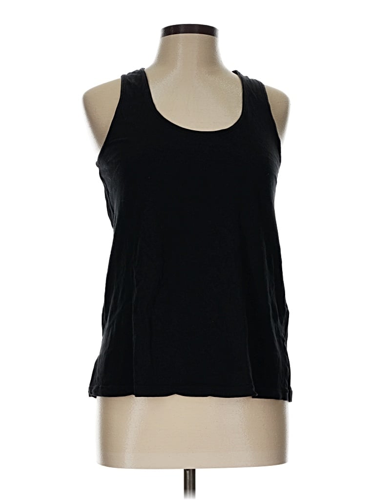 Pre-owned Assorted Brands Tank Top Black Halter Neckline Tops