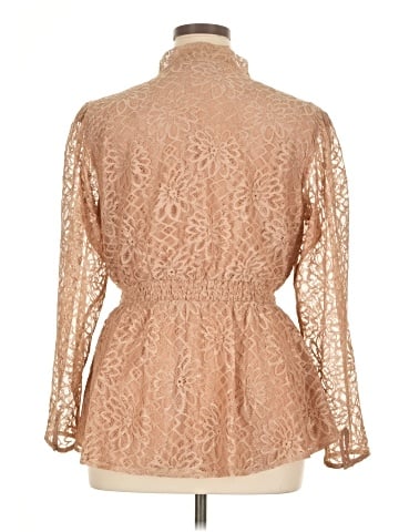 City Chic Long Sleeve Blouse (view 2)
