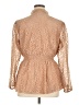 City Chic Tan Long Sleeve Blouse Size 16 Plus (S) - photo 2