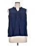 NY Collection Blue Sleeveless Blouse Size 1X - photo 1