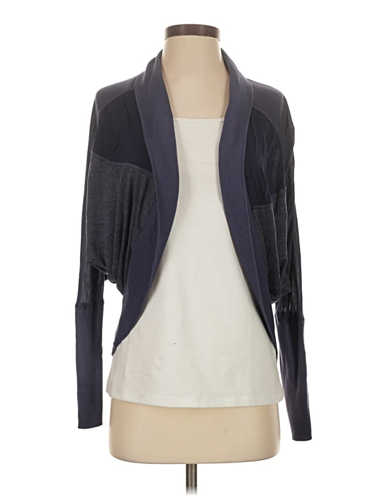 Pre-owned Splendid Cardigan Sweater In Gray