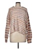 Violets & Roses Tweed Tan Pullover Sweater Size M - photo 1
