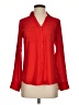 Express 100% Polyester Red Long Sleeve Blouse Size XS - photo 1