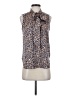 J.Crew 365 100% Polyester Brown Sleeveless Blouse Size XS - photo 1