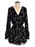 Cupcakes & Cashmere 100% Polyester Stars Black Romper Size S - photo 1