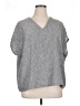 J by Joie 100% Polyester Gray Short Sleeve Blouse Size 1X - photo 1