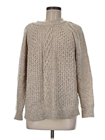 Repeat Cashmere Wool Pullover Sweater (view 1)