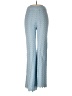 Talula 100% Cotton Chevron-herringbone Blue Casual Pants Size M - photo 1