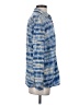 J. McLaughlin 100% Tencel Tie-dye Blue Long Sleeve Blouse Size S - photo 4