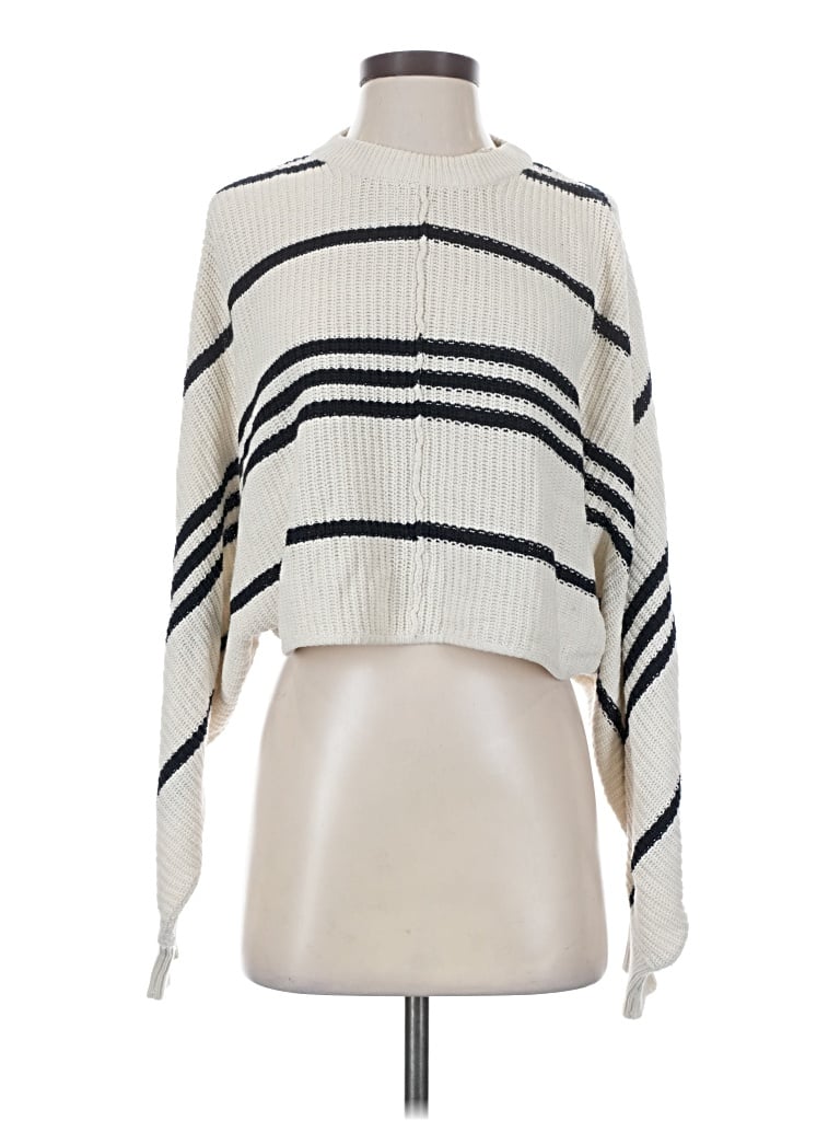 Pre-owned Aqua Pullover Sweater In White