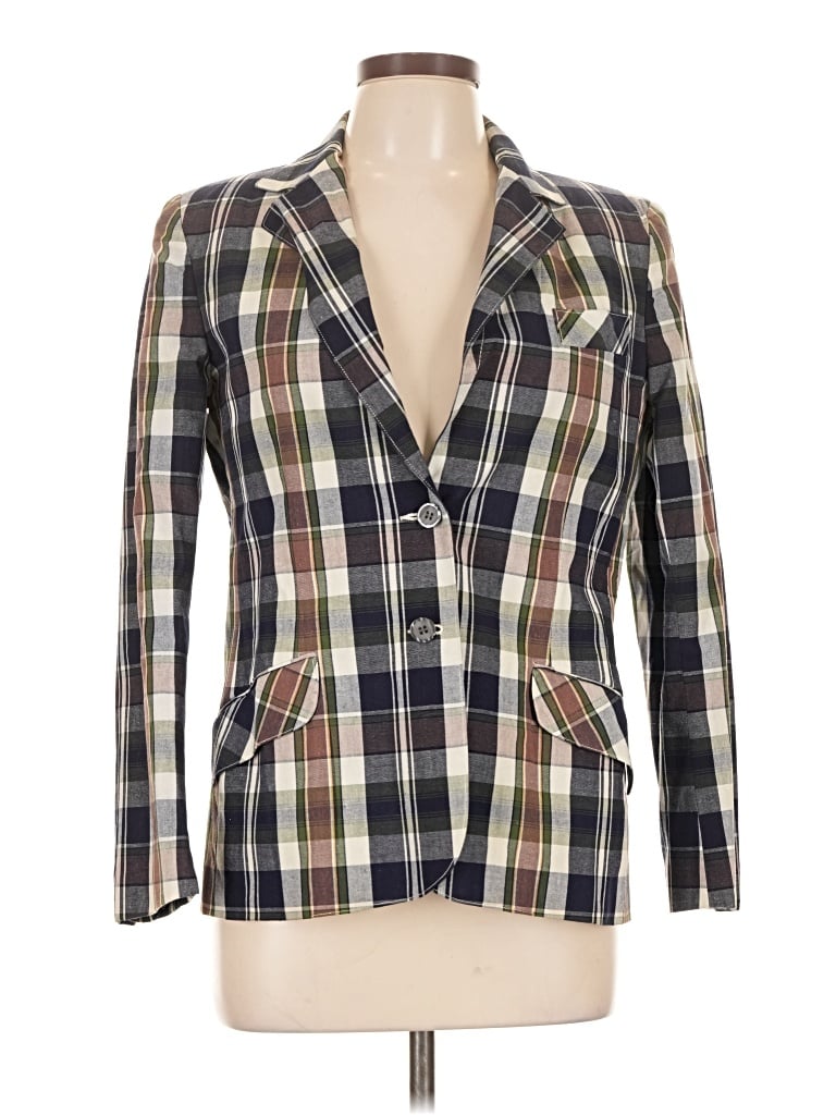 Pre-owned Assorted Brands Blazer Jacket In Blue